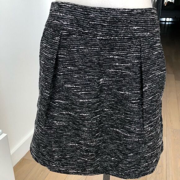 Loft Textured Lined A-line Skirt - Picture 6 of 8